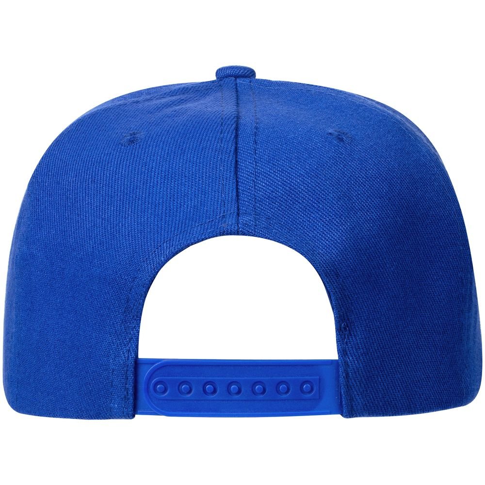 Бейсболка Snapback с прямым козырьком, ярко-синяя_2