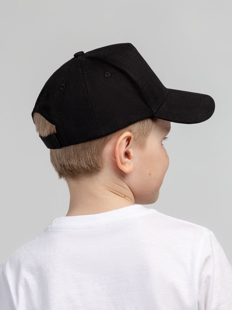 Бейсболка детская Standard Kids, черная_8