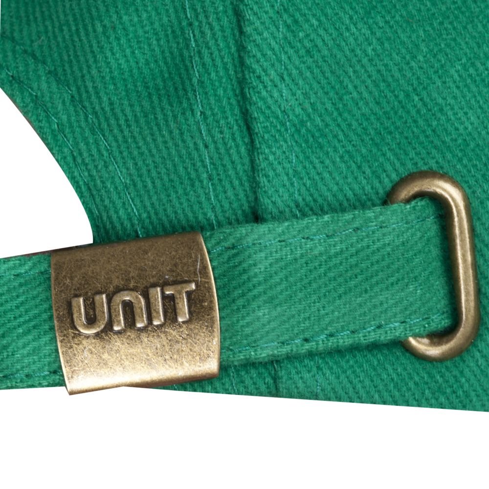 Бейсболка Unit Trendy, зеленая с белым_1
