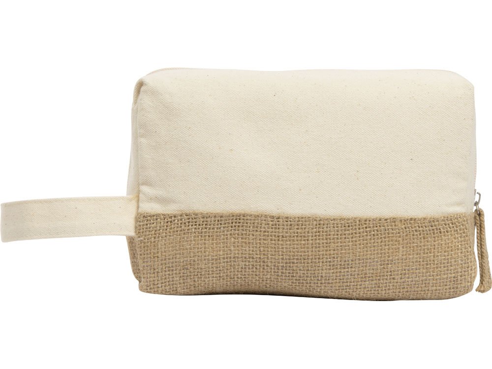 Косметичка Jute с ручкой из хлопка и джута_2