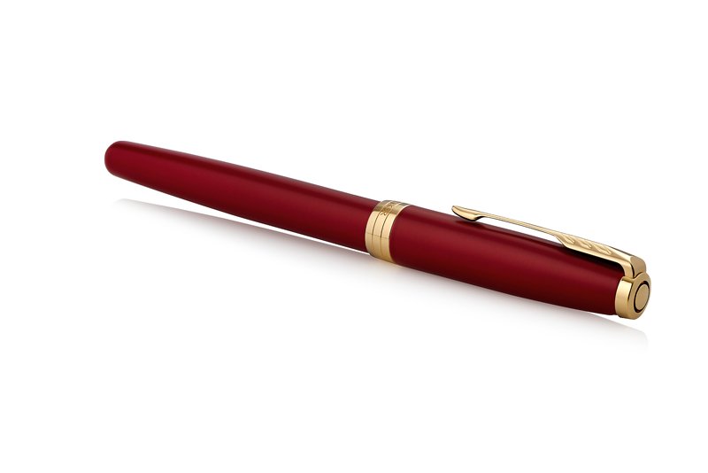Ручка перьевая Parker ESSENTIAL Sonnet Laque Red GT_1