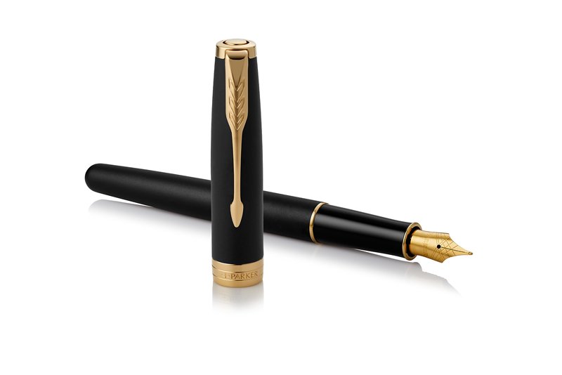 Ручка перьевая Parker ESSENTIAL Sonnet Matte Black GT_1