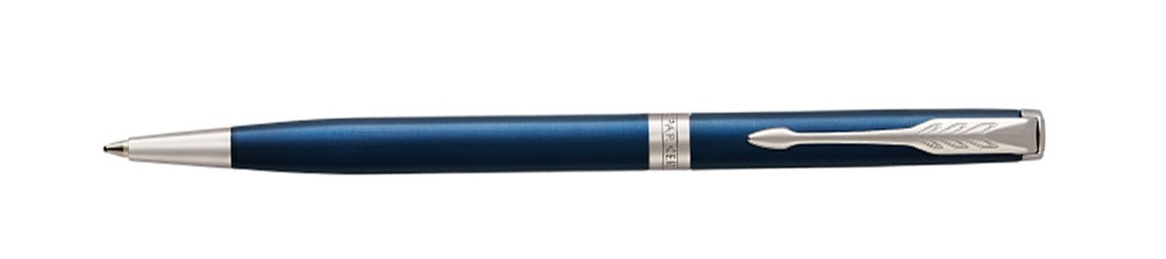 Тонкая шариковая ручка Parker ESSENTIAL Sonnet Laque Blue CT_1