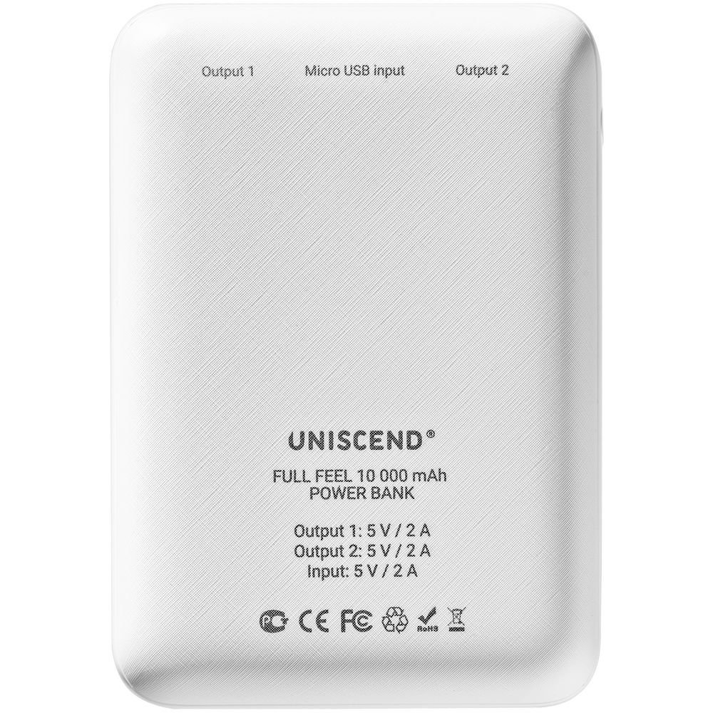 Внешний аккумулятор Uniscend Full Feel 10000 мАч, белый_2