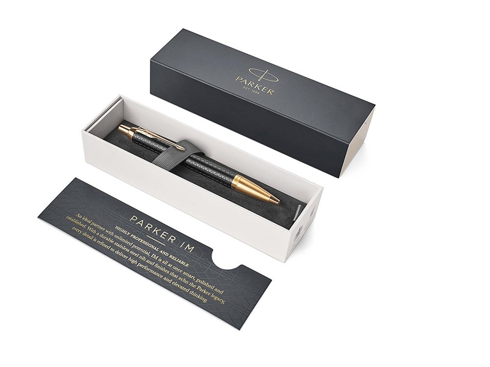 Ручка шариковая Parker IM Premium Warm Silver GT_2