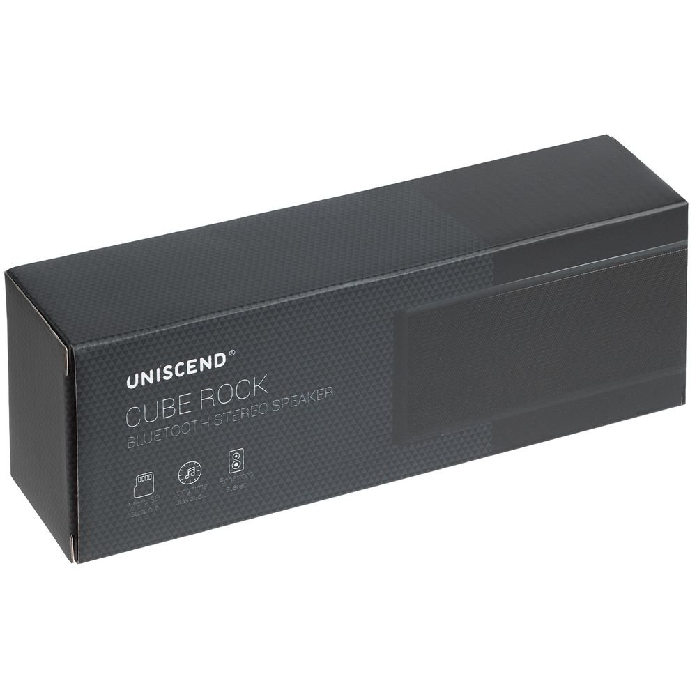 Беспроводная стереоколонка Uniscend Cube Rock, темно-синяя_8