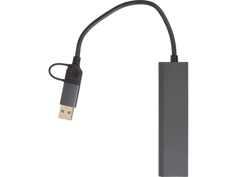 USB-хаб Command с коннектором 2-в-1 USB-C и USB-A, 2.0/3.0_2