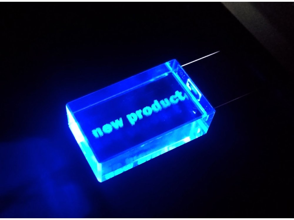 USB 2.0- флешка на 16 Гб прямоугольной формы, под гравировку 3D логотипа_3