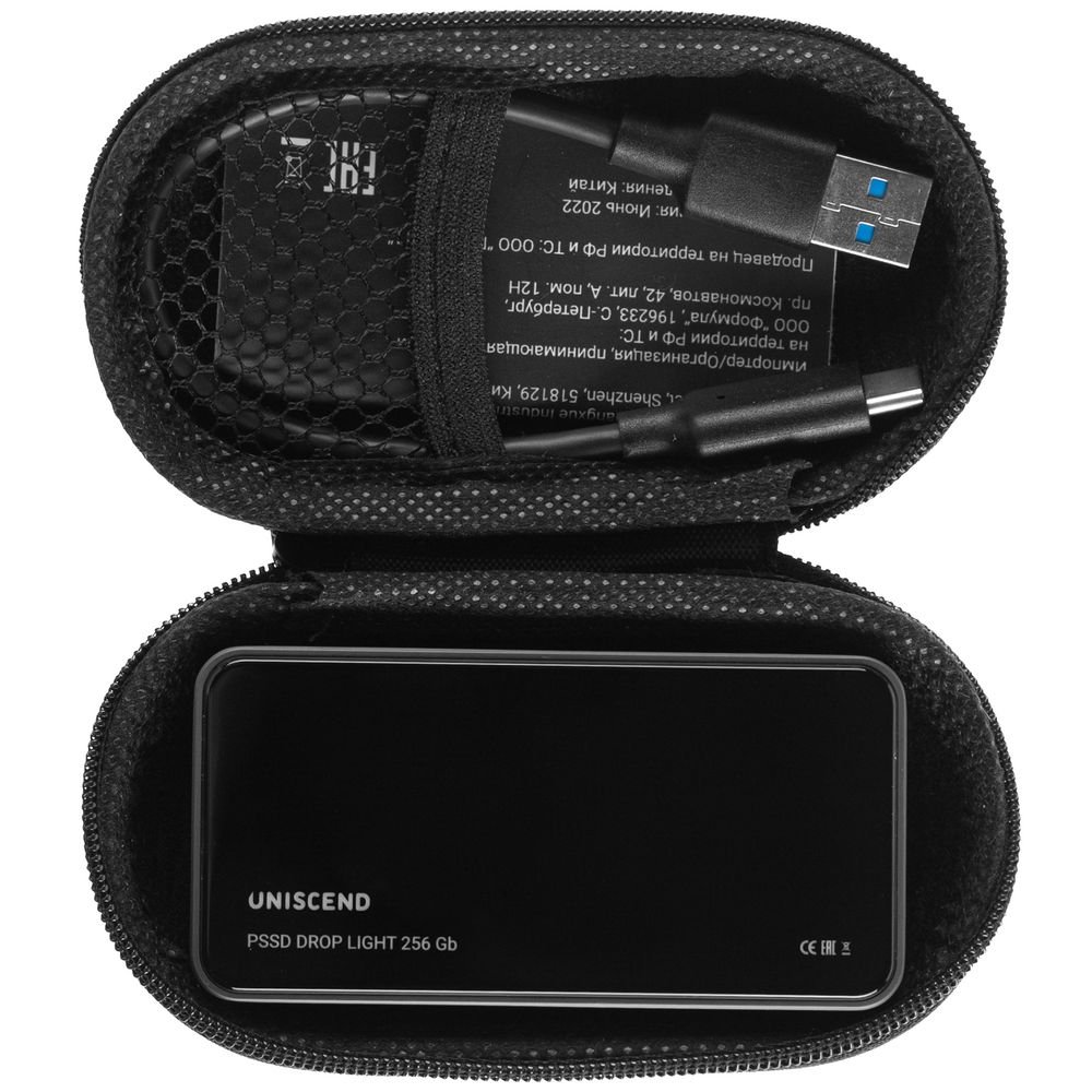 Внешний SSD диск Drop Light, с подсветкой гравировки, 256 Гб_4