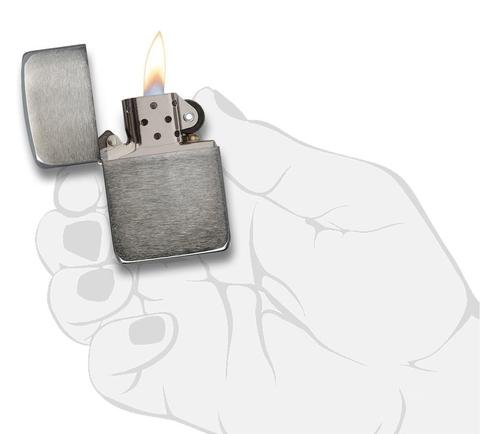 Зажигалка ZIPPO 1941 Replica ™ с покрытием Black Ice ®, латунь/сталь, чёрная, глянцевая, 36x12x56 мм_1
