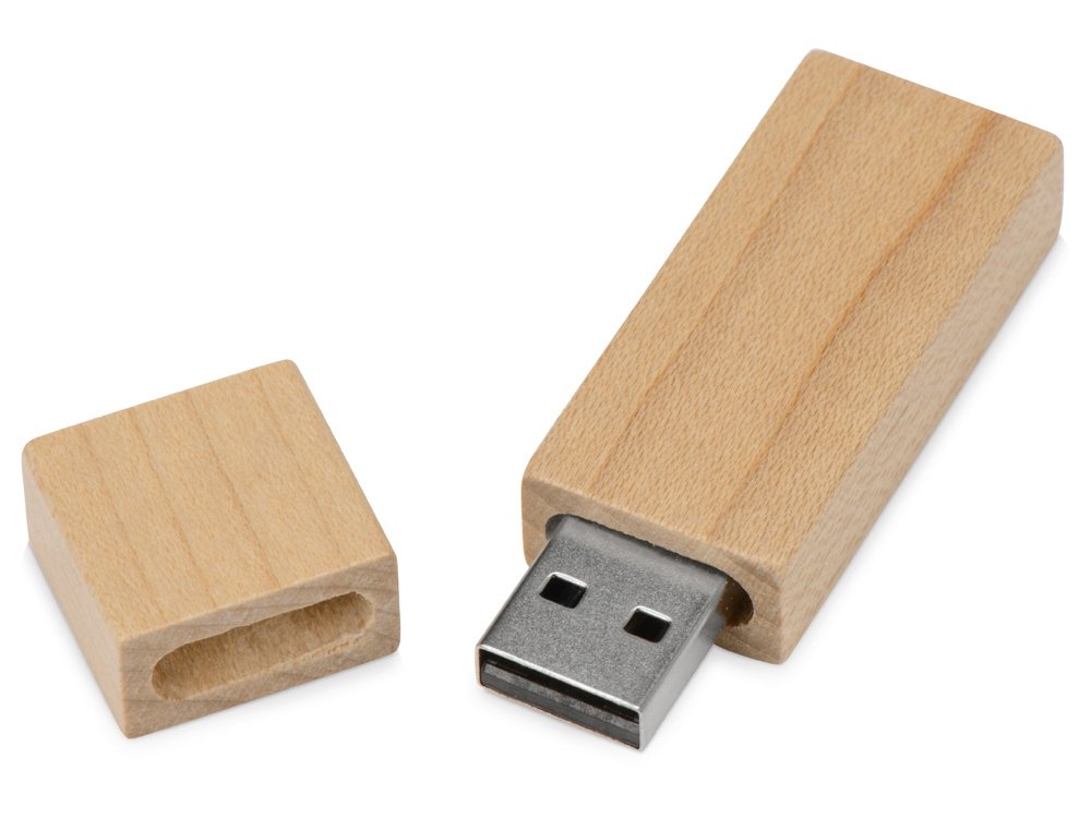 USB-флешка на 16 Гб Woody с магнитным колпачком_1