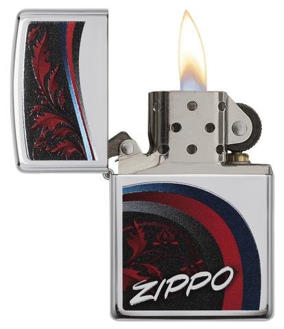 Зажигалка ZIPPO Classic с покрытием High Polish Chrome, латунь/сталь, серебристая, 36x12x56 мм_1