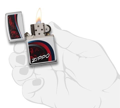 Зажигалка ZIPPO Classic с покрытием High Polish Chrome, латунь/сталь, серебристая, 36x12x56 мм_2