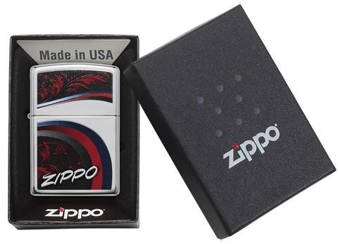 Зажигалка ZIPPO Classic с покрытием High Polish Chrome, латунь/сталь, серебристая, 36x12x56 мм_3