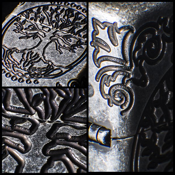 Зажигалка ZIPPO Armor® с покрытием Antique Silver, латунь/сталь, серебристая, матовая, 37х13x58 мм_5