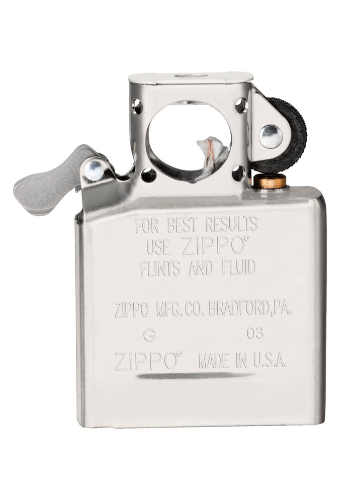 Подарочный набор ZIPPO: зажигалка Black Ice® и вставной блок для зажигалок для трубок, латунь/сталь_6