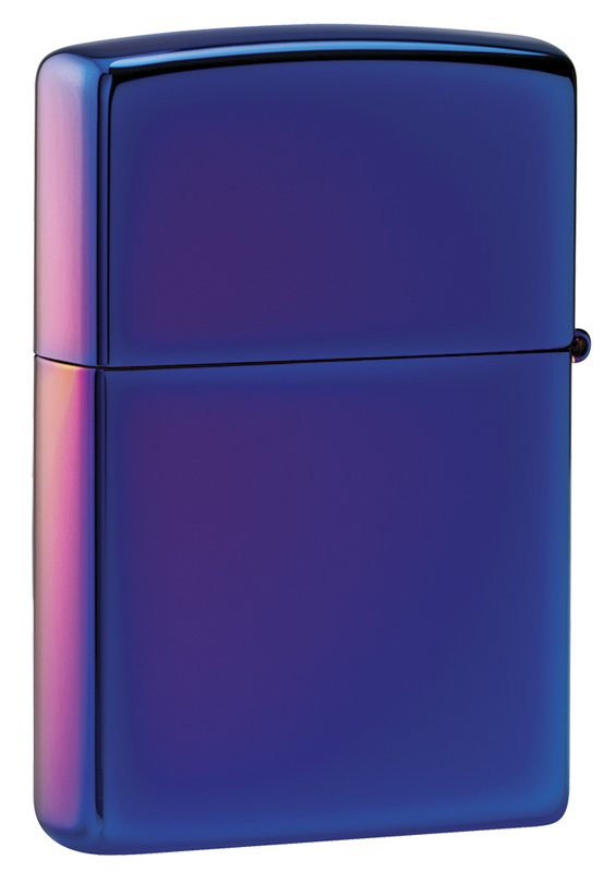 Зажигалка ZIPPO Classic с покрытием High Polish Indigo, латунь/сталь, синяя, глянцевая, 36x12x56 мм_1