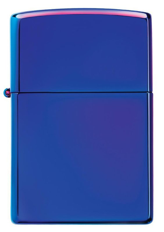Зажигалка ZIPPO Classic с покрытием High Polish Indigo, латунь/сталь, синяя, глянцевая, 36x12x56 мм_4