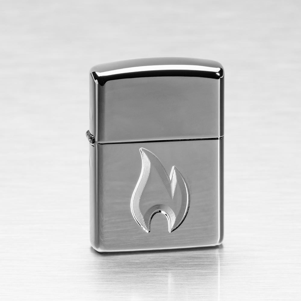 Зажигалка ZIPPO Armor™ с покрытием Black Ice®, латунь/сталь, чёрная, глянцевая, 36x12x56 мм_5