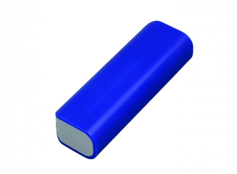 PB035 Универсальное зарядное устройство power bank  прямоугольной формы, синий_3
