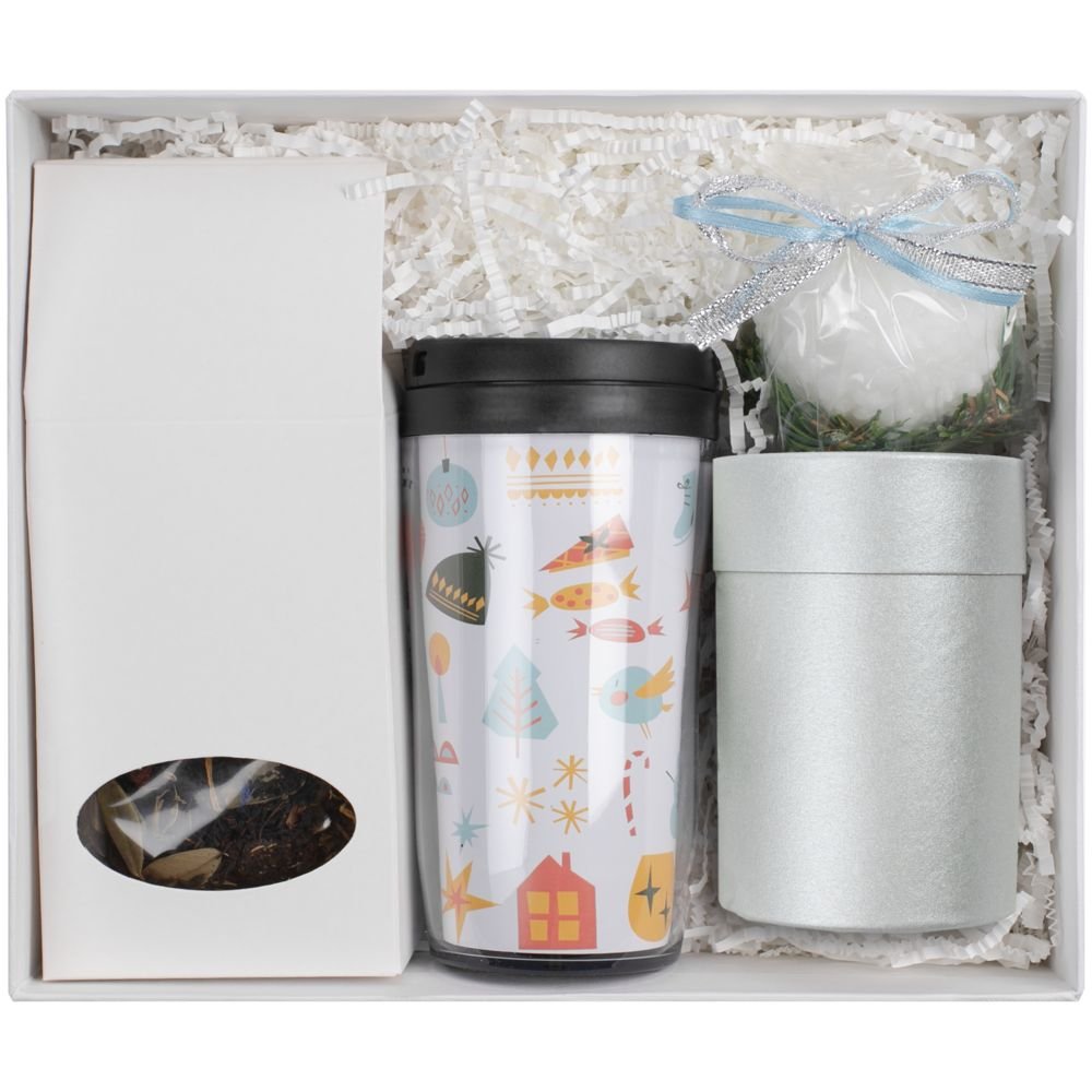 Набор Mug Snug с чаем, серебристый_1