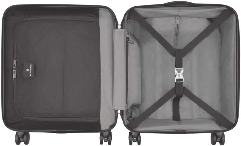 Чемодан VICTORINOX Spectra™ 2.0, чёрный, поликарбонат Bayer, 41x24x55 см, 42 л_1