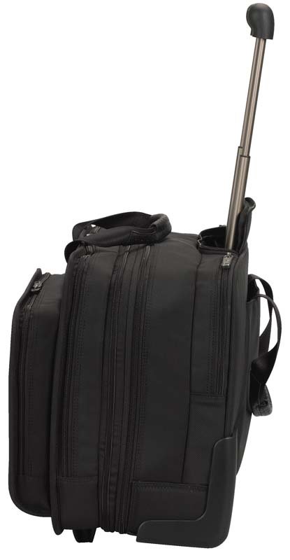 Мобильный офис VICTORINOX Rolling Parliament 17'', чёрный, нейлон/кожа, 43x26x36 см, 20 л_1