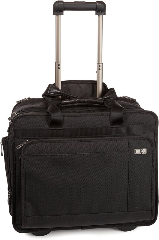 Мобильный офис VICTORINOX Rolling Parliament 17'', чёрный, нейлон/кожа, 43x26x36 см, 20 л_3