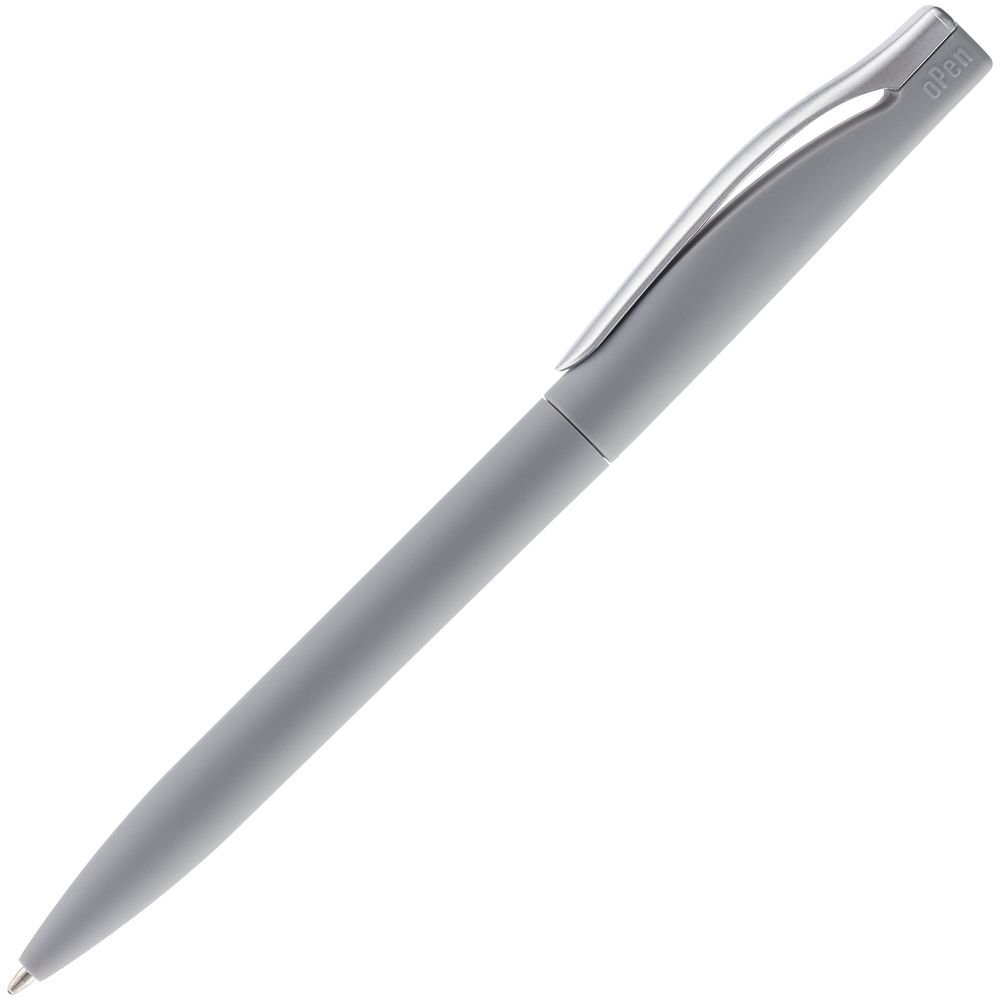 Ручка шариковая Pin Soft Touch, серая_2