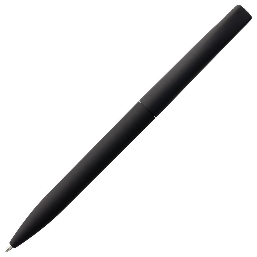 Ручка шариковая Pin Soft Touch, черная_3