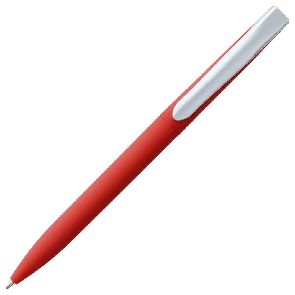 Ручка шариковая Pin Soft Touch, красная_1