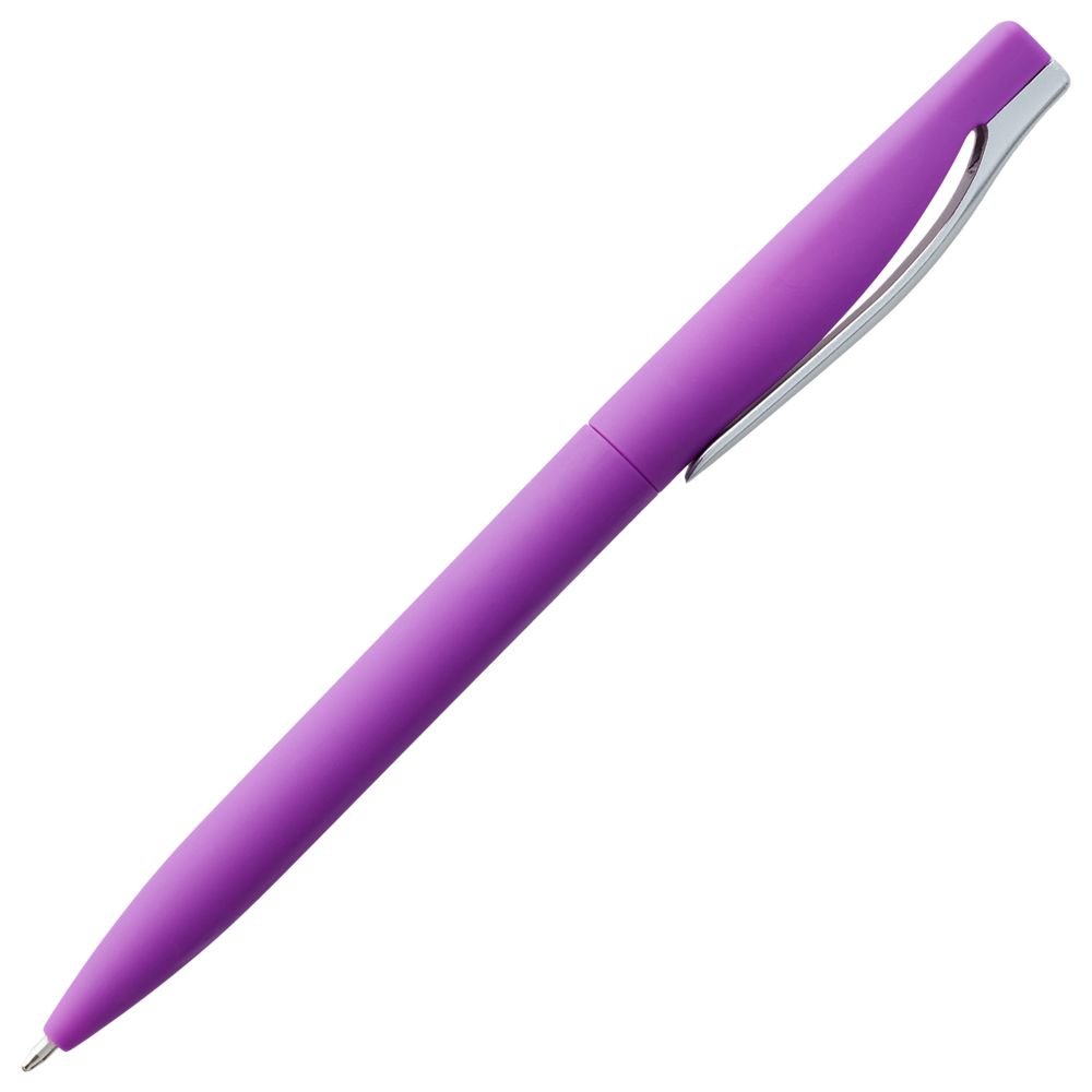 Ручка шариковая Pin Soft Touch, фиолетовая_2