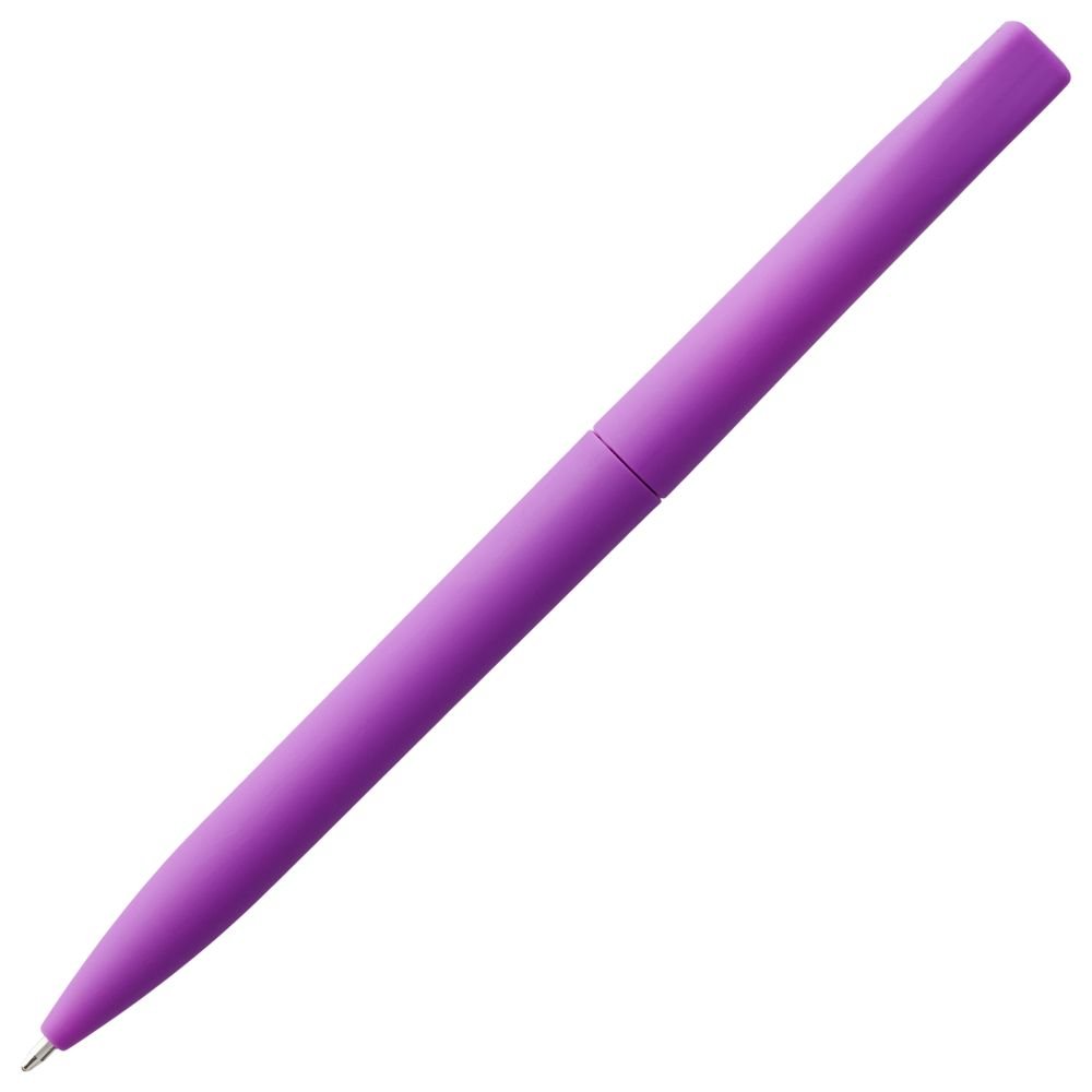 Ручка шариковая Pin Soft Touch, фиолетовая_3