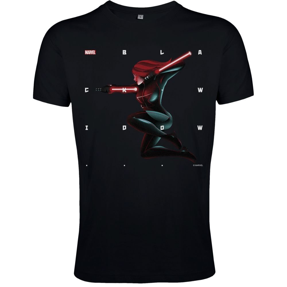 Футболка Black Widow Retro, черная_2