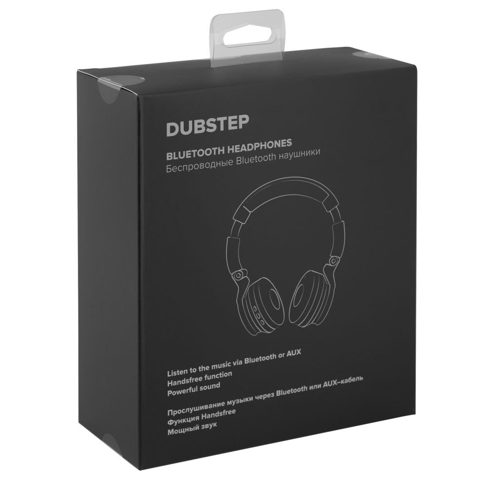 Bluetooth наушники Dubstep с синей отделкой_4
