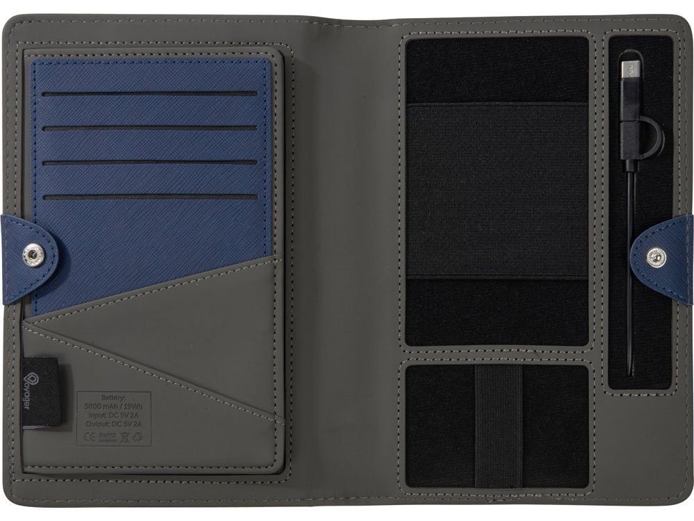 Органайзер с функцией беспроводной зарядки Manner, 5000 mAh_6