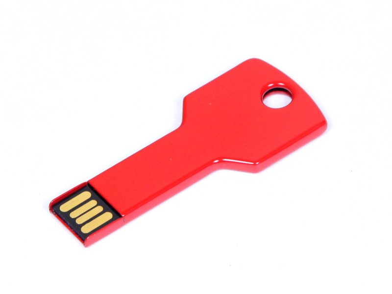 KEY Флеш-накопитель в виде ключа , красный_1