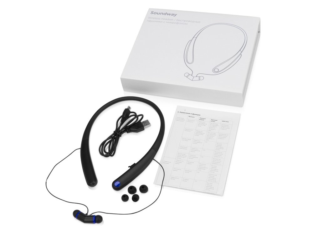 Беспроводные наушники с микрофоном Soundway_3