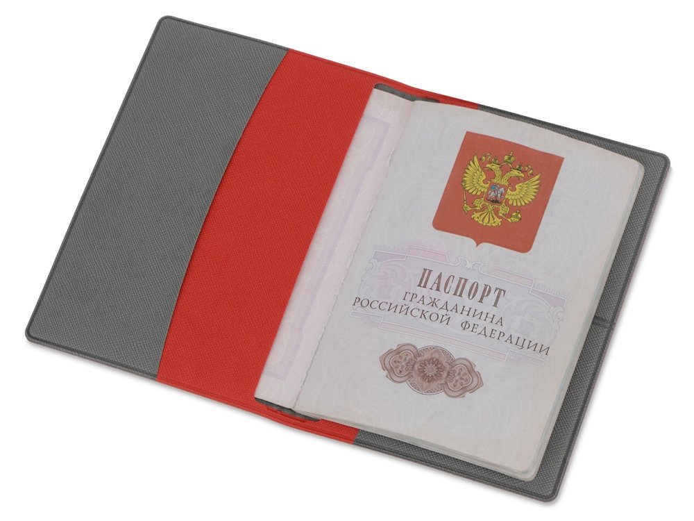 Обложка для паспорта с RFID защитой отделений для пластиковых карт Favor_1