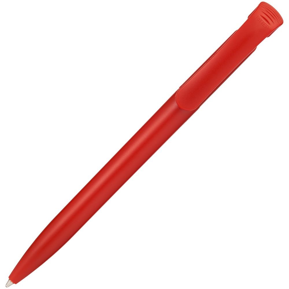 Ручка шариковая Clear Solid, красная_2