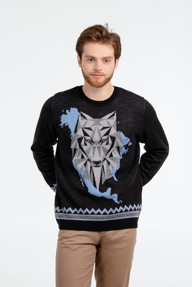 Джемпер Totem Wolf, черный_6