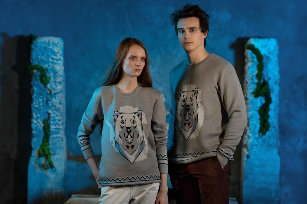 Джемпер Totem Bear, серый_7