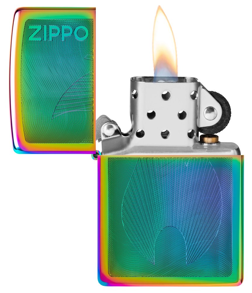 Зажигалка ZIPPO Classic с покрытием Multi Color, латунь/сталь, разноцветная, 38x13x57 мм_1