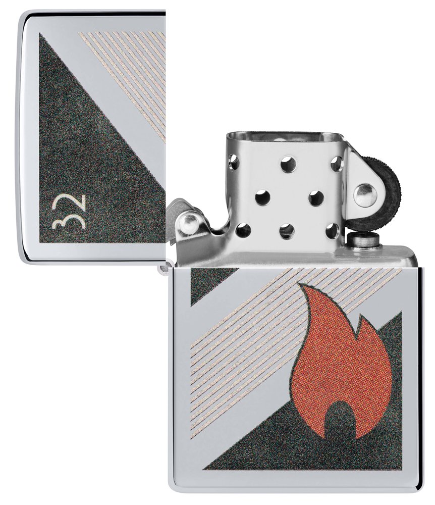 Зажигалка ZIPPO Vintage с покрытием High Polish Chrome, латунь/сталь, серебристая, 38x13x57 мм_2