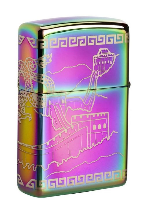Зажигалка ZIPPO Classic с покрытием Multi Color, латунь/сталь, разноцветная, глянцевая, 36x12x56 мм_6