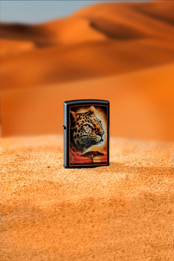 Зажигалка ZIPPO Mazzi® с покрытием Black Matte, латунь/сталь, чёрная, матовая, 36x12x56 мм_5