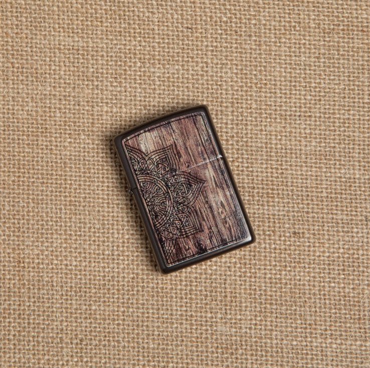 Зажигалка ZIPPO Classic с покрытием Brown Matte, латунь/сталь, коричневая, матовая, 36x12x56 мм_5