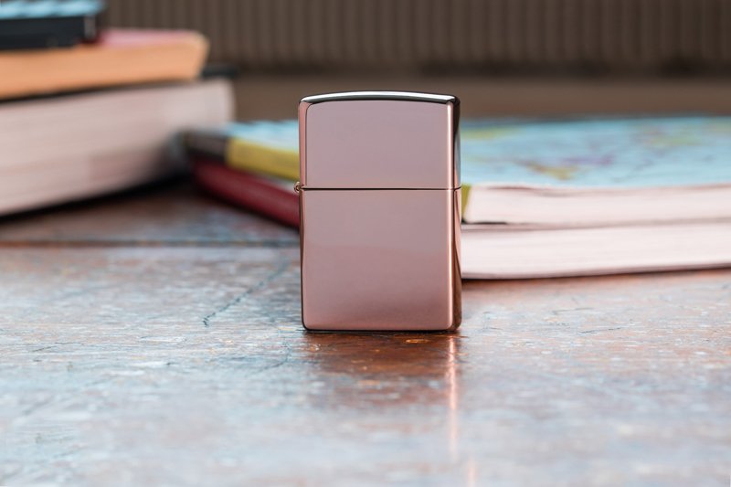 Зажигалка ZIPPO Classic с покрытием High Polish Rose Gold, латунь/сталь, розовое золото, 36х12х56 мм_5