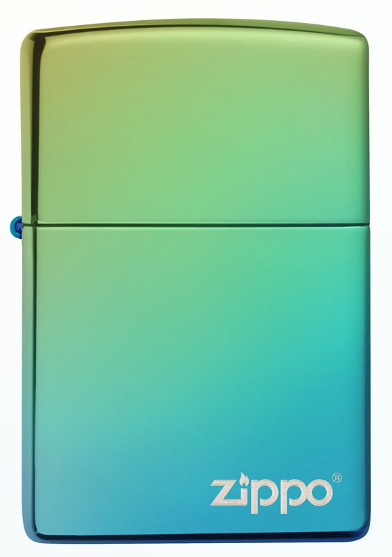 Зажигалка ZIPPO Classic с покрытием High Polish Teal, латунь/сталь, зелёная, глянцевая, 36x12x56 мм_1