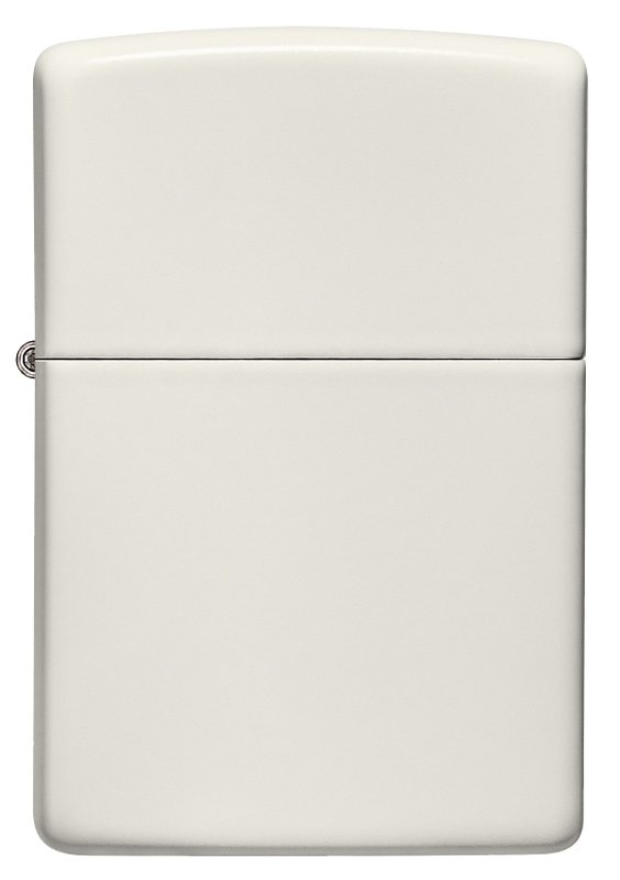 Зажигалка ZIPPO Classic с покрытием Glow In The Dark, латунь/сталь, белая, матовая, 38x13x57 мм_1
